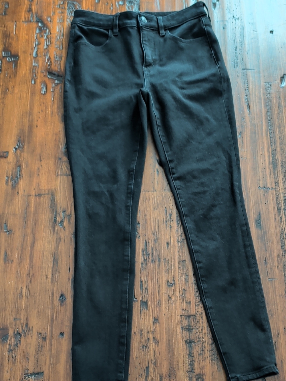 American Eagle Black Dreamstretch Hi-Rise Skinny Jean Jeggings Size 6
